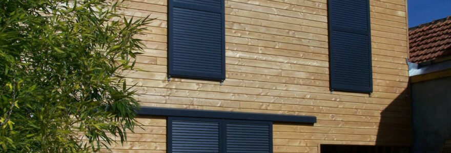 volets coulissants en aluminium