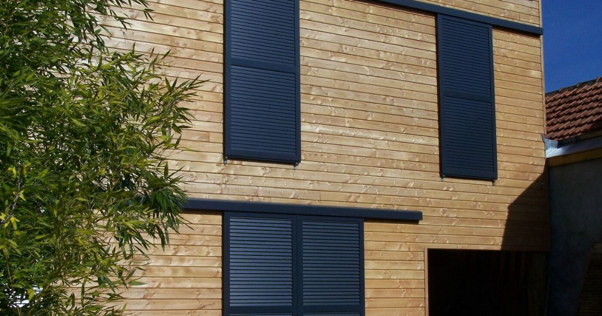 volets coulissants en aluminium